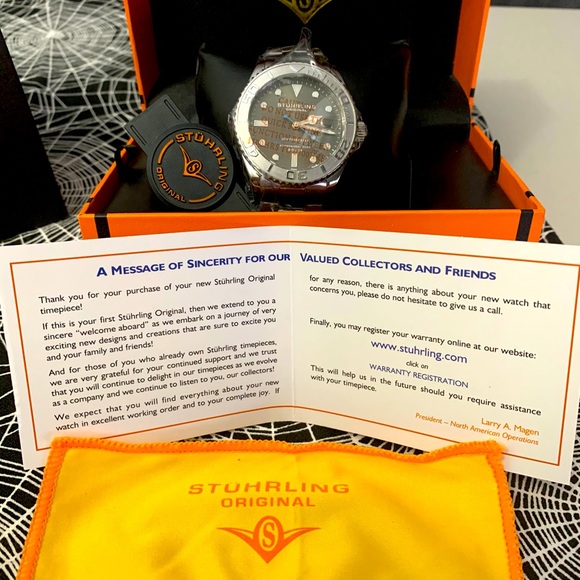 Stuhrling Depthmaster Men's Swiss Automatic Watch - Picture 8 of 16